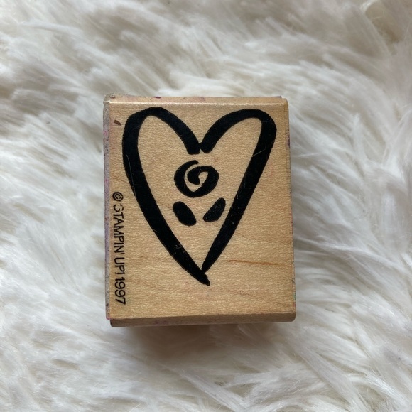 Stampin' Up! | Office | Stampin Up Vintage Heart Stamp | Poshmark